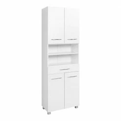 Bad Beistellschrank In Weiß - Lartemo
