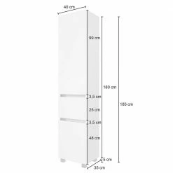 Bad Hochschrank Für Stand- & Wandmontage - Vandan 9 Bad Hochschrank Für Stand- & Wandmontage - Vandan -Noricas-shop bad hochschrank fuer stand wandmontage in weiss 40x185x35 cm vandan 04