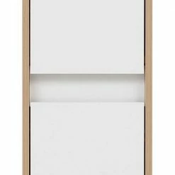 Bad Hochschrank Im Skandinavischen Stil - Sistin 11 Bad Hochschrank Im Skandinavischen Stil - Sistin -Noricas-shop bad hochschrank im skandinavischen stil in weiss eiche hell sistin 05