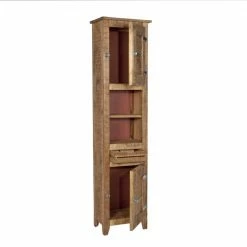 Noricas-shop -Noricas-shop bad hochschrank mangobaum massivholz shabby chic suennas 01