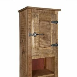 Bad Hochschrank Suennas Aus Mangobaum Massivholz -Noricas-shop bad hochschrank mangobaum massivholz shabby chic suennas 02