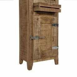 Bad Hochschrank Suennas Aus Mangobaum Massivholz -Noricas-shop bad hochschrank mangobaum massivholz shabby chic suennas 03