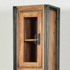 Bad Hochschrank Mendoza Mit Metallelementen 8 Bad Hochschrank Mendoza Mit Metallelementen -Noricas-shop bad hochschrank metallelementen industry style mendoza 03