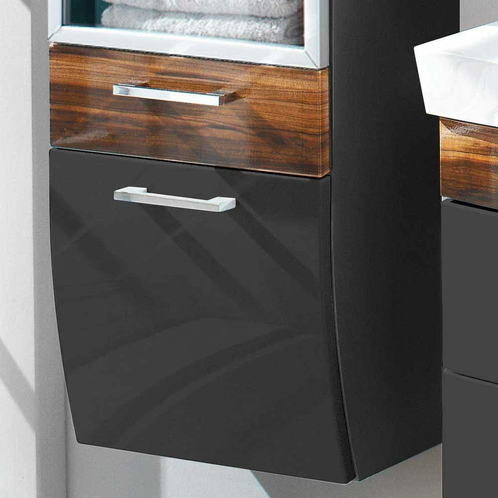 Bad Hochschrank Mit Glastür Imsagas Hängend 3 Bad Hochschrank Mit Glastür Imsagas Hängend – Bild 3