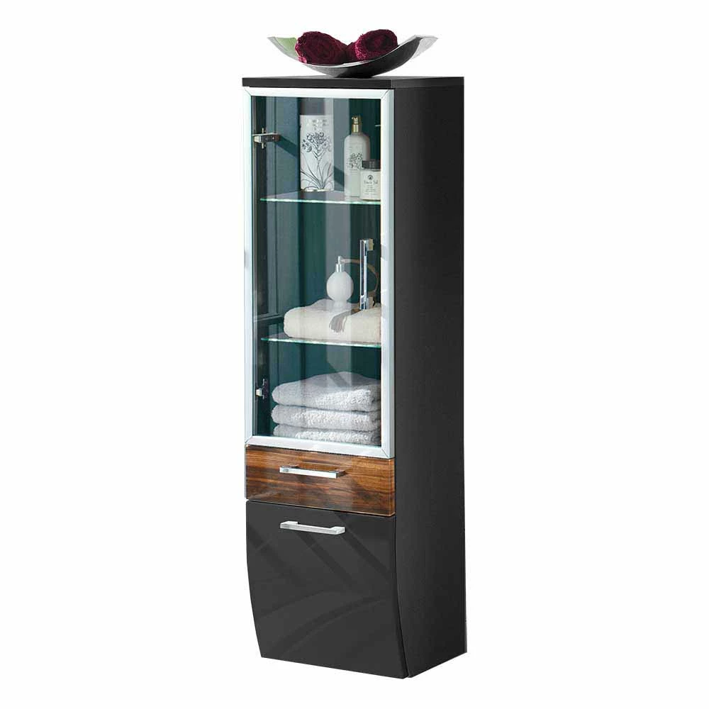Bad Hochschrank Mit Glastür Imsagas Hängend 1 Bad Hochschrank Mit Glastür Imsagas Hängend