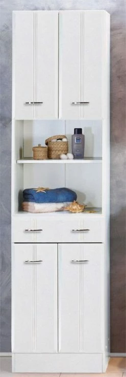 Bad-Hochschrank Doreen In Weiß