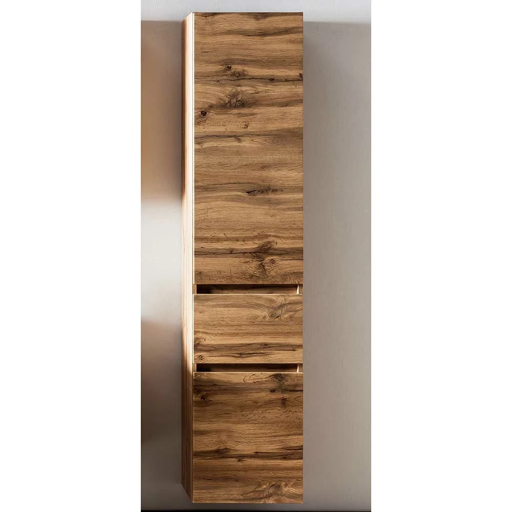 Bad Seitenschrank In Holz Optik Wildeiche - Iliam 2 Bad Seitenschrank In Holz Optik Wildeiche - Iliam – Bild 2