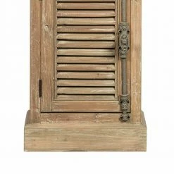 Bad Vitrinenschrank Mit Glastür Harrosands & Lamellentür -Noricas-shop bad vitrinenschrank mit glastuer lamellentuer kiefer antik teilmassiv harrosands 02