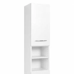 Badezimmer Beistellschrank In Weiß - Lartemo -Noricas-shop badezimmer beistellschrank in weiss made in germany lartemo 03