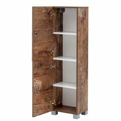 Badezimmer Design Schrank In Holz Optik - Arolina 10 Badezimmer Design Schrank In Holz Optik - Arolina -Noricas-shop badezimmer design schrank in holz optik 2 tuerig 30x113x23 arolina 04