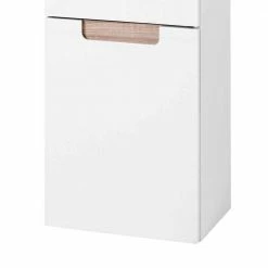 Badezimmer Hängeschrank Tymos In Weiß Hochglanz -Noricas-shop badezimmer haengeschrank weiss hochglanz eiche dekor tymos 03