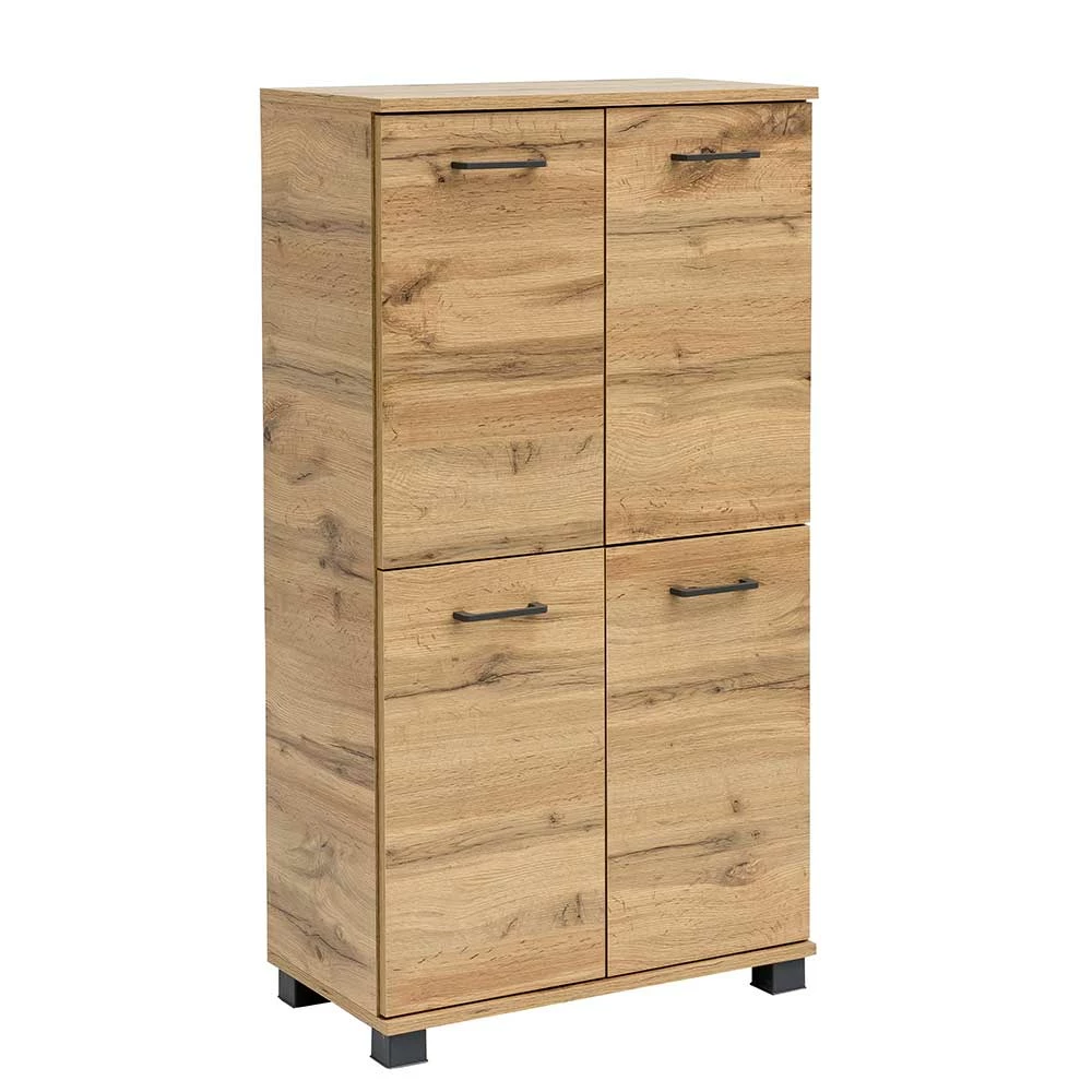 Badezimmer Highboard In Wildeiche Touchwood NB - Jessmi 1 Badezimmer Highboard In Wildeiche Touchwood NB - Jessmi