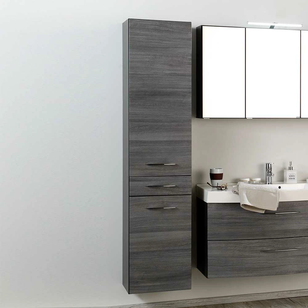Badezimmer Hochschrank Darina In Grau 2 Badezimmer Hochschrank Darina In Grau – Bild 2