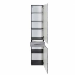 Badezimmer Hochschrank Darina In Grau 5 Badezimmer Hochschrank Darina In Grau -Noricas-shop badezimmer hochschrank grau 40 cm breit darina 02