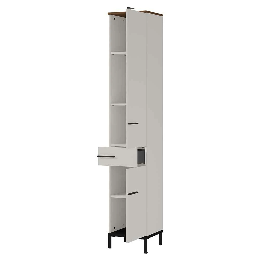 Badezimmer Hochschrank In Hellgrau - Dolida 3 Badezimmer Hochschrank In Hellgrau - Dolida – Bild 3