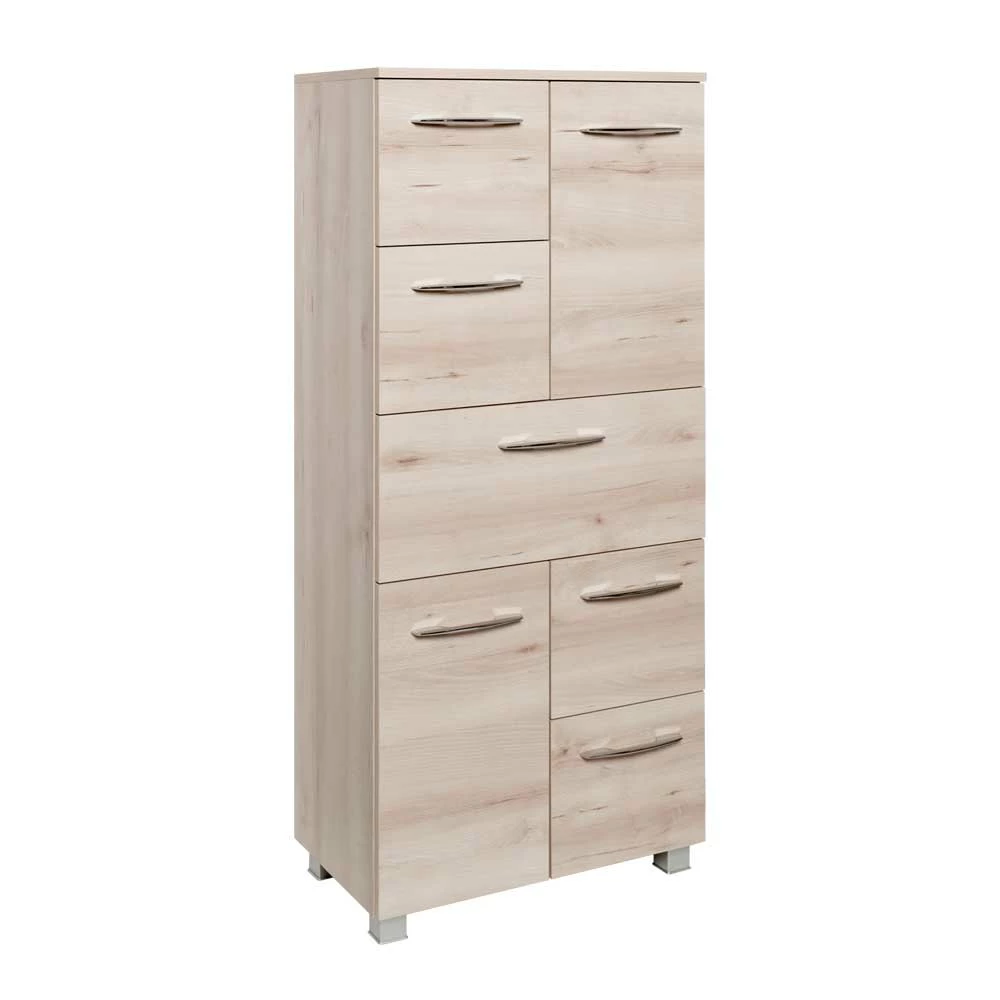 Badezimmer Schrank Im Buche Dekor - Mabeca 2 Badezimmer Schrank Im Buche Dekor - Mabeca – Bild 2