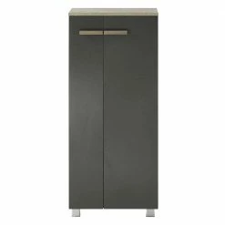 Badezimmer Schrank In Anthrazit & Eiche - Inlenzia 10 Badezimmer Schrank In Anthrazit & Eiche - Inlenzia -Noricas-shop badezimmer schrank in anthrazit eiche 51x110x30 2 tuerig inlenzia 04
