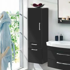 Noricas-shop -Noricas-shop badezimmer schrank metall griffen hochglanz anthrazit boisan 01