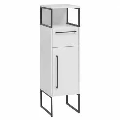 Badezimmer Unterschrank In Weiß Mit Anthrazit - Ismilav