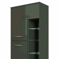 Badezimmerschrank 2-türig & Regal Bereich Mladen In Dunkelgrau Hochglanz 6 Badezimmerschrank 2-türig & Regal Bereich Mladen In Dunkelgrau Hochglanz -Noricas-shop badezimmerschrank 2 tuerig regal bereich in dunkelgrau hochglanz mladen 02