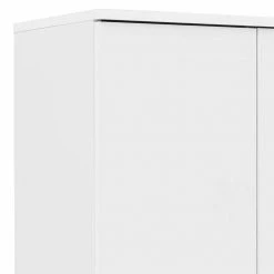 Breiter Hochschrank Für Das Badezimmer - Liyuva -Noricas-shop breiter hochschrank fuer das badezimmer in weiss mit metallgriffen liyuva 04