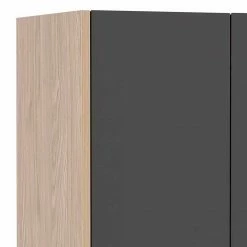 Breiter Hochschrank Fürs Bad - Story -Noricas-shop breiter hochschrank fuers bad in anthrazit eiche hell 4 tuerig story 02