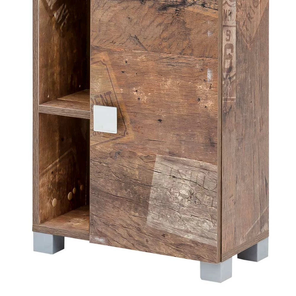 Design Bad Hochschrank Mit 6 Regalfächern - Arolina 5 Design Bad Hochschrank Mit 6 Regalfächern - Arolina – Bild 5