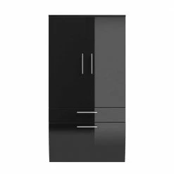 Doppeltüriger Bad Hochschrank Lieda Hängend -Noricas-shop doppeltueriger bad hochschrank haengend schublade und klappe breite 70cm lieda 04