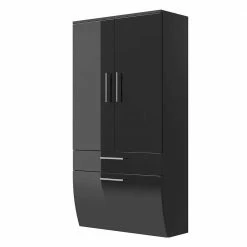 Doppeltüriger Bad Hochschrank Lieda Hängend