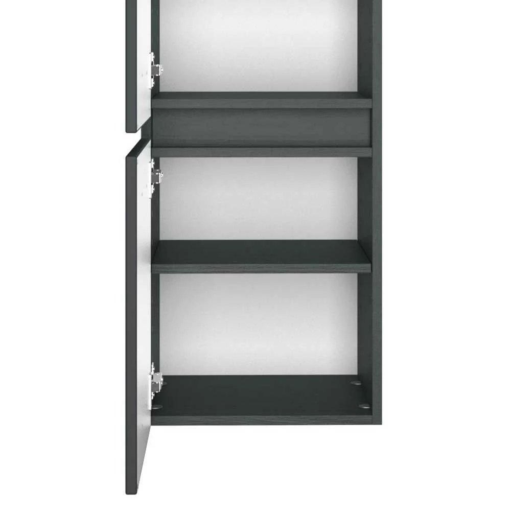 Grauer Badschrank 40x135x35 Cm - Cathyl 4 Grauer Badschrank 40x135x35 Cm - Cathyl – Bild 4