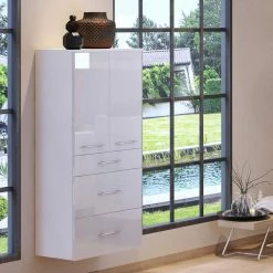 Hängender Badschrank Datara In Hochglanz Weiß 6 Hängender Badschrank Datara In Hochglanz Weiß -Noricas-shop haengender badschrank in hochglanz weiss midi datara 02