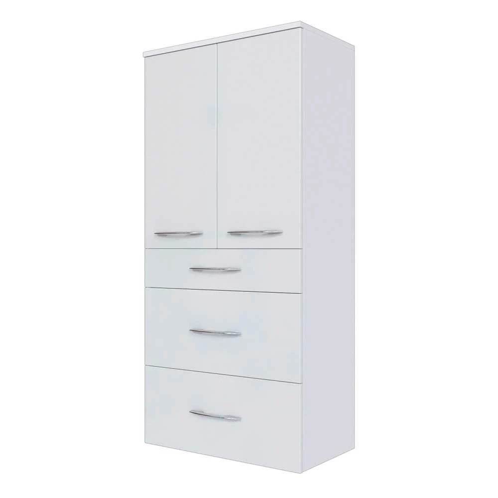 Hängender Badschrank Datara In Hochglanz Weiß 1 Hängender Badschrank Datara In Hochglanz Weiß