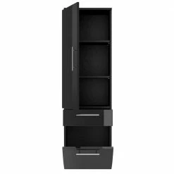 Hängender Hochschrank Lieda Für Badezimmer 11 Hängender Hochschrank Lieda Für Badezimmer -Noricas-shop haengender hochschrank badezimmer 1 tuerig schublade und klappe lieda 06