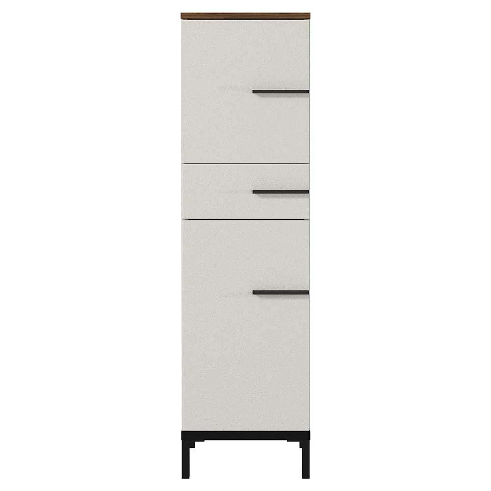 Halbhoher Badschrank In Hellgrau - Dolida 2 Halbhoher Badschrank In Hellgrau - Dolida – Bild 2