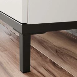 Halbhoher Badschrank In Hellgrau - Dolida 9 Halbhoher Badschrank In Hellgrau - Dolida -Noricas-shop halbhoher badschrank in hellgrau nussbaum dekor modern dolida 03
