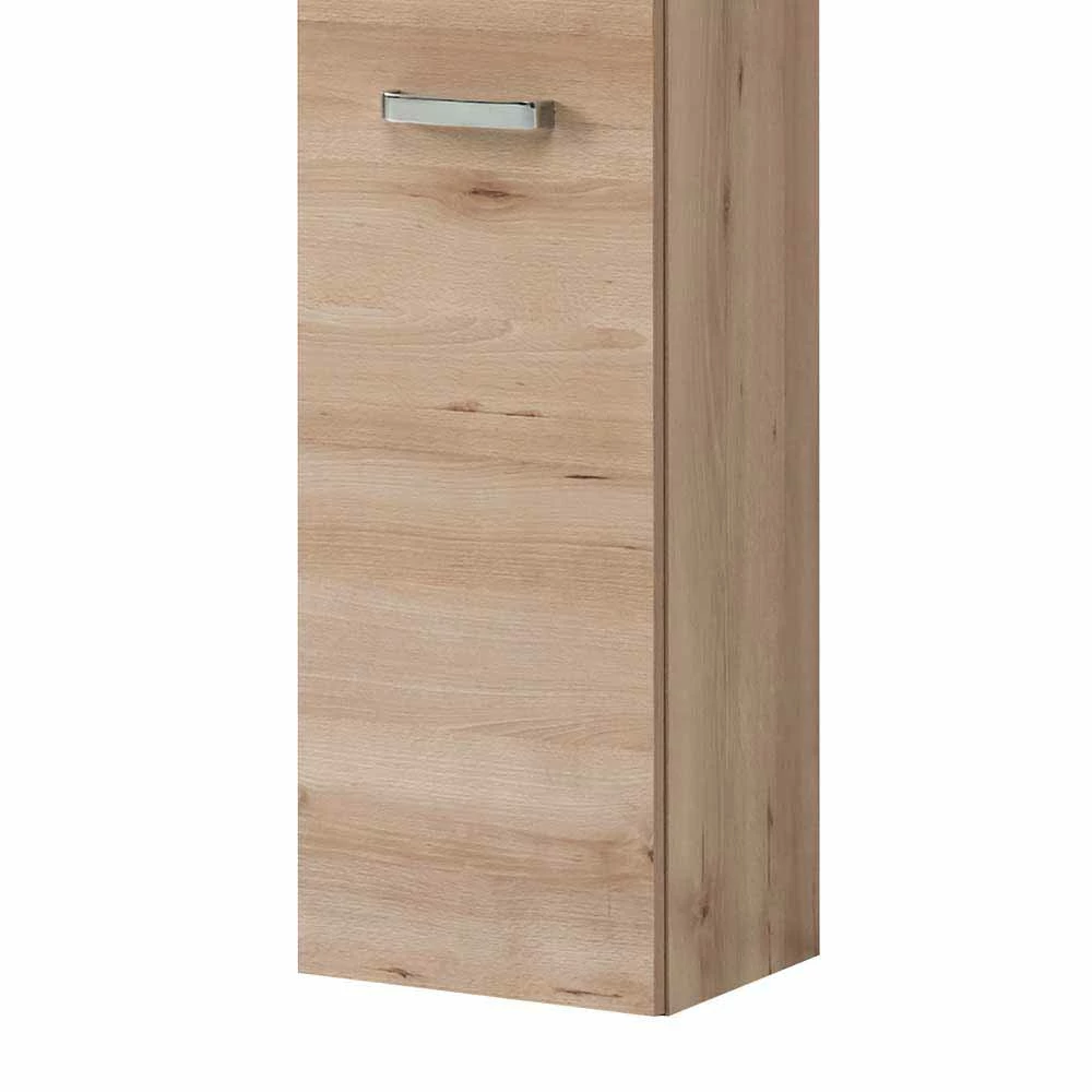 Halbhoher Schrank Fürs Bad Hängend Blanca In Buche Dekor 5 Halbhoher Schrank Fürs Bad Hängend Blanca In Buche Dekor – Bild 5