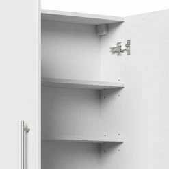 Hochglanz Badezimmerschrank Nur 20 Cm Tief - Nene 10 Hochglanz Badezimmerschrank Nur 20 Cm Tief - Nene -Noricas-shop hochglanz badezimmerschrank nur 20 cm tief in weiss mit einlegeboeden 2 tuerig nene 04