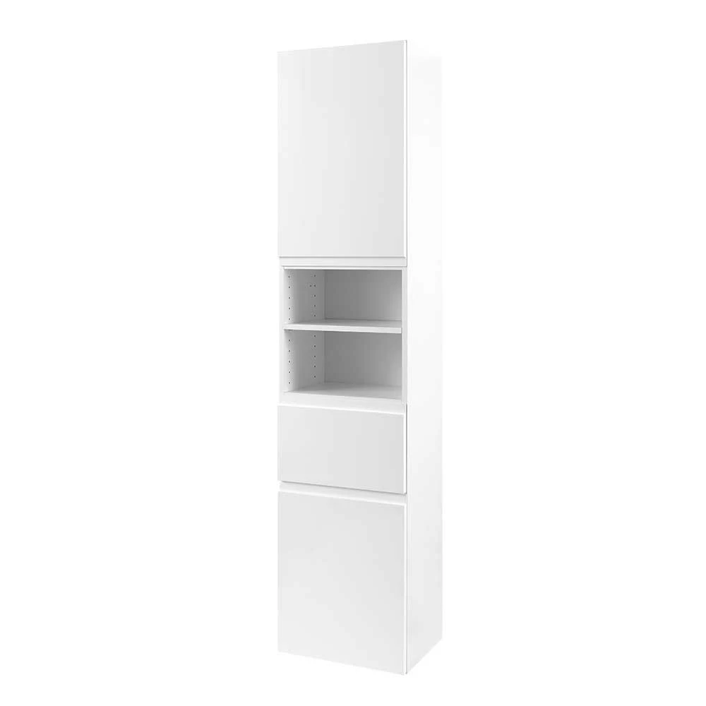 Hochglanz Hochschrank Concetada In Weiß 1 Hochglanz Hochschrank Concetada In Weiß