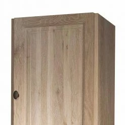 Hochschrank Vish In Eiche White Wash -Noricas-shop hochschrank in eiche white wash mit schubladen und drehtueren vish 04