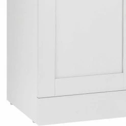 Hochschrank Mit Glastür & Tür & Schublade - Gorgona -Noricas-shop hochschrank mit glastuer tuer schublade 2 faechern in weiss gorgona 02