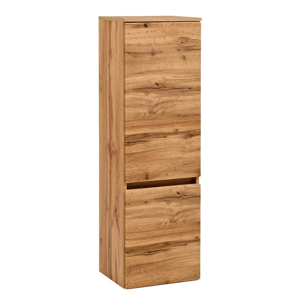 Holz Optik Badschrank In Wildeiche - Iliam 1 Holz Optik Badschrank In Wildeiche - Iliam