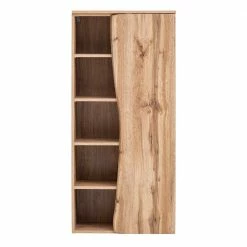 Holzoptik Badezimmerschrank Mit Baumkante - Tofias -Noricas-shop holzoptik badezimmerschrank mit baumkante wildeiche 1 tuerig tofias 02