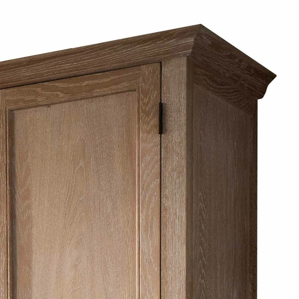 Landhausstil-Hochschrank Vish In Eiche Bianco 5 Landhausstil-Hochschrank Vish In Eiche Bianco – Bild 5