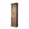 Landhausstil-Hochschrank Vish In Eiche Bianco