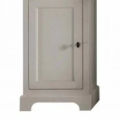 Massivholz Badschrank In Weiß Soilhull Aus Eiche -Noricas-shop massivholz badschrank in weiss aus eiche 200cm hoch soilhull 02