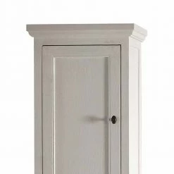 Massivholz Badschrank In Weiß Soilhull Aus Eiche -Noricas-shop massivholz badschrank in weiss aus eiche 200cm hoch soilhull 04