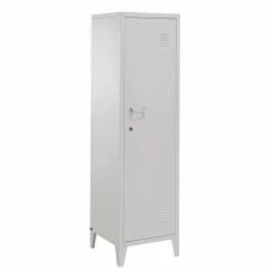 Metall Spind In Weiß Lackiert - Montpa