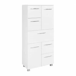 Midibadschrank In Weiß - Lartemo
