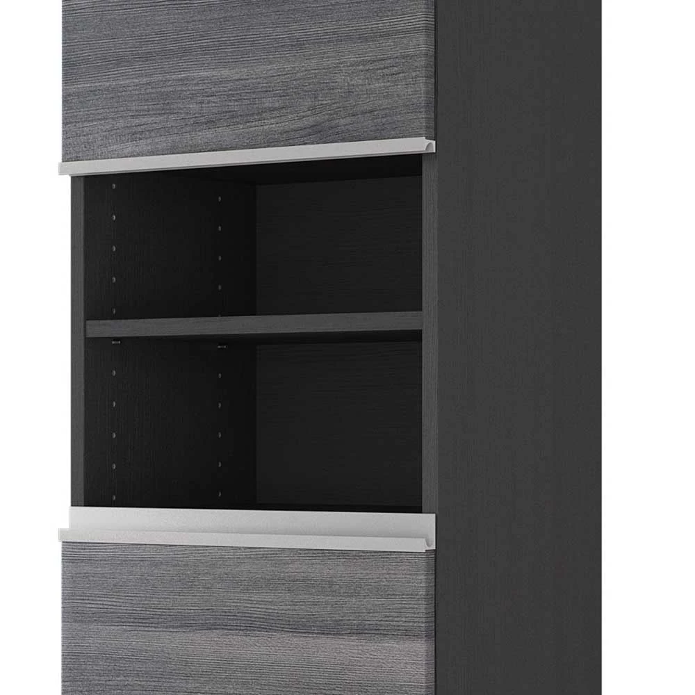 Moderner Bad Hochschrank In Eiche Grau - Nitusa 5 Moderner Bad Hochschrank In Eiche Grau - Nitusa – Bild 5