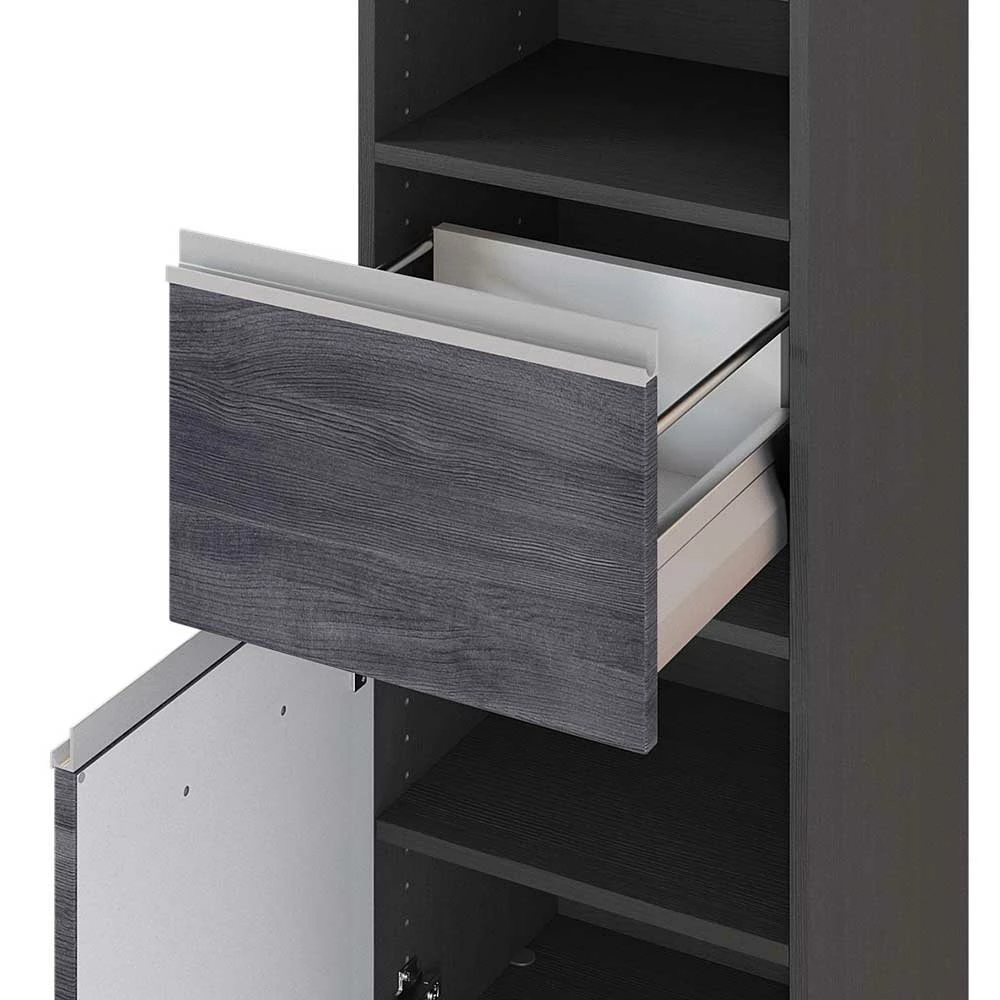 Moderner Bad Hochschrank In Eiche Grau - Nitusa 6 Moderner Bad Hochschrank In Eiche Grau - Nitusa – Bild 6